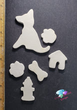Load image into Gallery viewer, Bisqueware Doggy Items Handmade Tiles B135