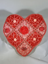 Load image into Gallery viewer, Heart and Roses for Valentine Art Handmade PL111