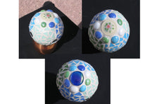 Load image into Gallery viewer, Gazing Ball with Glass tiles and Handmade Tiles Mosaic G238