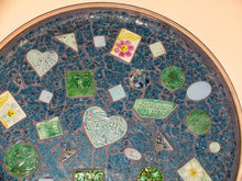 Load image into Gallery viewer, Pretty Beach serving Tray Handmade Mosaic for your table TR103