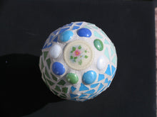 Load image into Gallery viewer, Gazing Ball with Glass tiles and Handmade Tiles Mosaic G238
