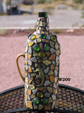 Load image into Gallery viewer, Handmade Mosaic Wine Bottle W200