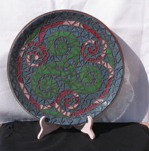 Load image into Gallery viewer, Twisted Swirls Mosaic Tray Handmade Mosaic TR107