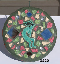 Load image into Gallery viewer, Southwest Circle Mosaic Handmade Gazing Ball G220
