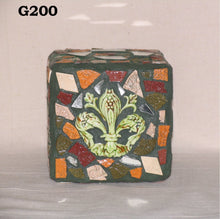 Load image into Gallery viewer, Element Square Mosaic Handmade Gazing Ball G200