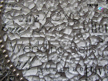 Load image into Gallery viewer, Wedding Mosaic Tray Handmade Mosaic Silver Tray TR109