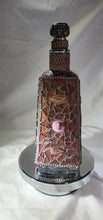 Load image into Gallery viewer, Mosaic Burgundy Bottle would be Beautiful in your Home or bar - W222

