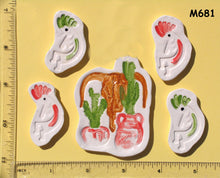 Load image into Gallery viewer, Kokopelli and skull - Handmade Ceramic Tiles  M681
