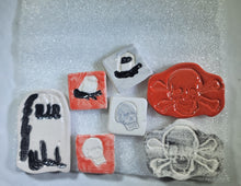 Load image into Gallery viewer, Halloween  - Handmade Ceramic Tiles M819
