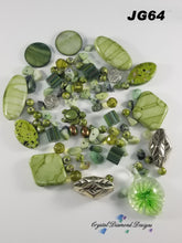 Load image into Gallery viewer, Summer Green Mixed Assorted beads Mixed  JG64
