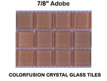 Load image into Gallery viewer, 12 - 3/4" Adode Crystal Glass Tiles CC100
