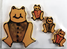Load image into Gallery viewer, Frogs - Handmade Ceramic Tiles M3378
