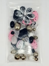 Load image into Gallery viewer, Black,Pink &amp; White Assorted beads Mixed JG39
