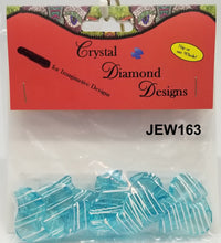 Load image into Gallery viewer, 12 Teal Beads Assorted fs J163
