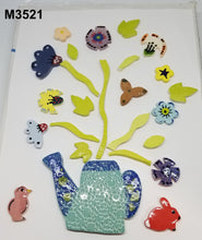Load image into Gallery viewer, Mix of Flower in a  BOUQUET - Handmade Ceramic Tiles M3521
