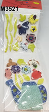 Load image into Gallery viewer, Mix of Flower in a  BOUQUET - Handmade Ceramic Tiles M3521
