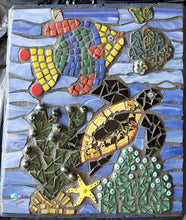 Load image into Gallery viewer, Fish Wall Art ( 4 Panel wall Art for your Wall by your Swimming Pool) PL113
