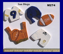 Load image into Gallery viewer, SAN DIEGO Football - Handmade Ceramic Tiles M274
