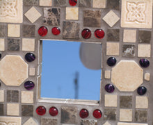 Load image into Gallery viewer, Beautiful Brown Handmade Mosaic Wall Mirror MR100
