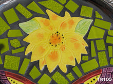 Load image into Gallery viewer, Silver Mosaic Handmade Tray Great for your Home TR100

