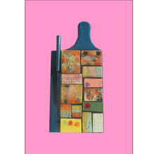 Load image into Gallery viewer, Recycled  Bread/cheese Board made into a Mosaic Piece BR101
