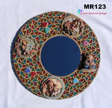 Load image into Gallery viewer, Little Girls Mosaic Wall Mirror, Handmade MR123
